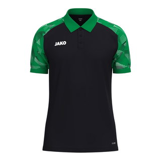 JAKO Sport-Polo Sonic (leicht, atmungsaktiv) schwarz/grün Herren