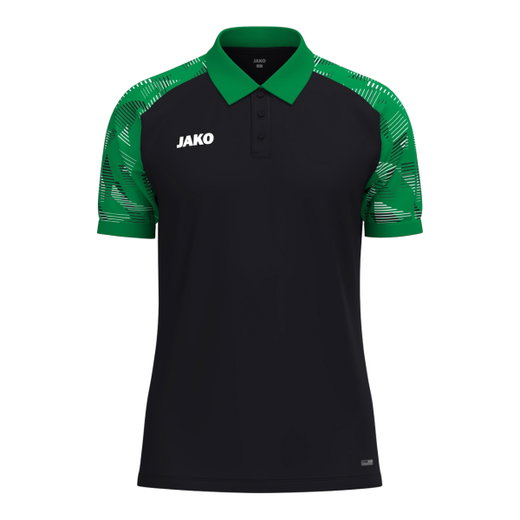 JAKO Sport-Polo Sonic (leicht, atmungsaktiv) schwarz/grün Herren