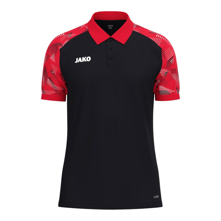 JAKO Sport Polo Sonic (light, breathable) black/red boys