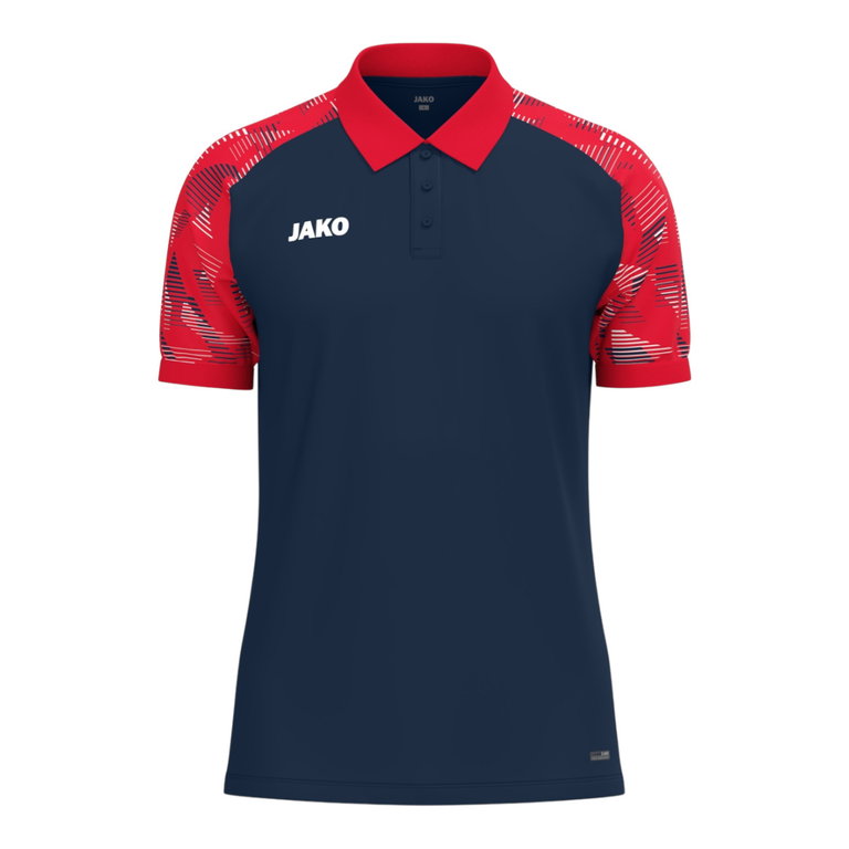 JAKO Sport Polo Sonic (lightweight, breathable) navy/red boys