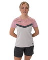 JAKO Sport-Shirt Iconic (Polyester-Micro-Mesh) hellgrau/pink/anthrazitgrau Damen