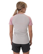 JAKO Sport Shirt Iconic (Polyester Micro Mesh) light grey/pink/charcoal grey Ladies