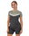 JAKO Sport-Shirt Iconic (Polyester-Micro-Mesh) anthrazitgrau/mintgrün Damen