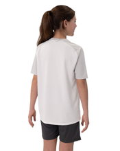 JAKO Sport T-shirt Iconic (Polyester Micro Mesh) white/light grey/charcoal grey children