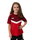 JAKO Sport-Tshirt Iconic (Polyester-Micro-Mesh) rot/weinrot Kinder