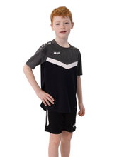 JAKO Sport T-shirt Iconic (Polyester Micro Mesh) black/anthracite grey children