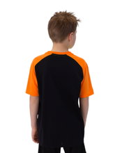 JAKO Sport T-shirt Iconic (Polyester Micro Mesh) black/neon orange children