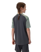 JAKO Sport T-shirt Iconic (Polyester Micro Mesh) anthracite green/mint green Kids