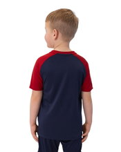JAKO Sport T-shirt Iconic (Polyester Micro Mesh) navy/red Kids