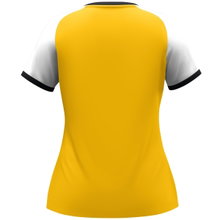 JAKO Sport-Shirt Dynamic (100% rec.Polyester) gelb/weiss/schwarz Damen