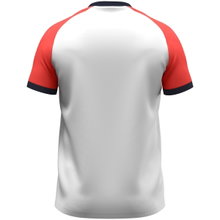 JAKO Sport T-shirt Dynamic (100% recycled polyester) white/coral red/navy blue children