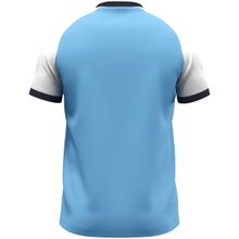 JAKO Sport T-shirt Dynamic (100% recycled Polyester) sky blue/white/navy blue children