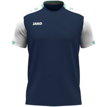 JAKO Sport T-shirt Dynamic (100% recycled Polyester) navy blue/white/mint green men's