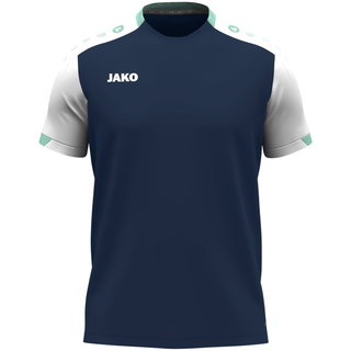 JAKO Sport-Tshirt Dynamic (100% rec.Polyester) marineblau/weiss/mintgrün Kinder