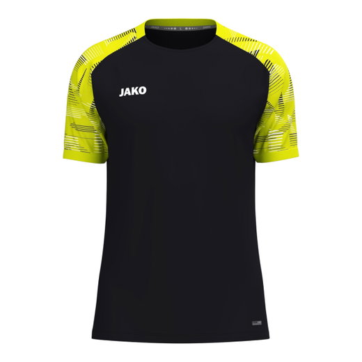 JAKO Sport-Tshirt Sonic (atmungsaktiv, strapazierfähig) schwarz/neongelb Herren