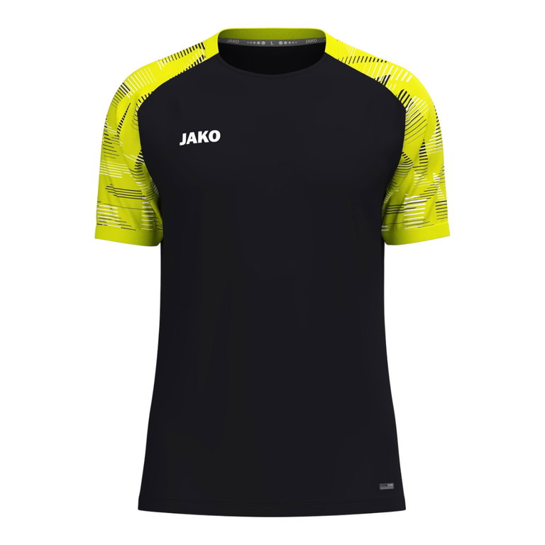 JAKO Sport-Tshirt Sonic (atmungsaktiv, strapazierfähig) schwarz/neongelb Herren