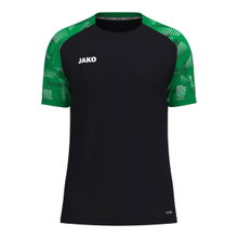 JAKO Sport-Tshirt Sonic (atmungsaktiv, strapazierfähig) schwarz/grün Herren