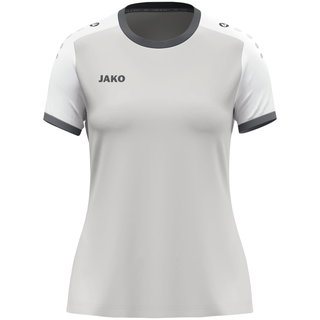 JAKO Sportowa koszulka Dynamic (mikrowłókno poliestrowe) jasnoszara/biała damska
