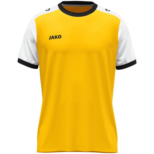 JAKO Sport-Tshirt Dynamic Trikot (Polyester-Micro-Mesh) gelb/weiss Herren