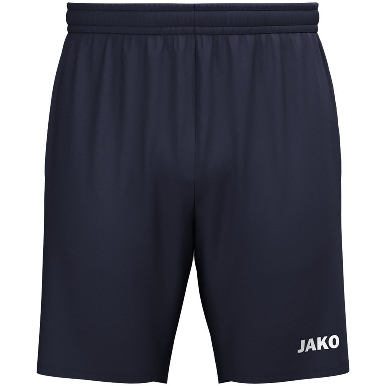 JAKO Sporthose (Webshort) One (Micro-Twill, Seitentaschen mit Reißverschluss) kurz marineblau Herren