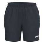 JAKO Sporthose (Webshort) One (Seitentaschen mit Reißverschluss) kurz anthrazitgrau Damen