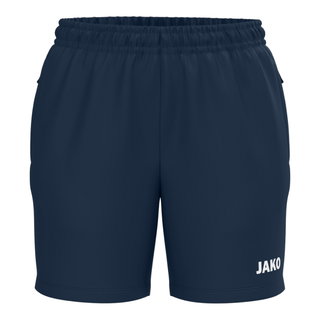 JAKO Sporthose (Webshort) One (Seitentaschen mit Reißverschluss) kurz marineblau Damen