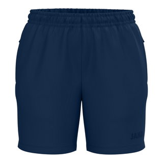 JAKO Sporthose (Webshort) One (Seitentaschen mit Reißverschluss) kurz navyblau Damen