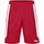 JAKO Sporthose Power (Polyester-Interlock, elastisch, schnelltrocknend) kurz rot/weiss Kinder