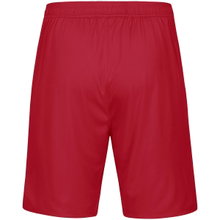 JAKO Sporthose Power (Polyester-Interlock, elastisch, schnelltrocknend) kurz rot/weiss Kinder