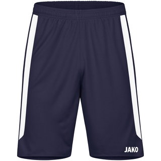 JAKO Sports Pants Power (Polyester Interlock, elastic, quick-drying) short navy blue Kids