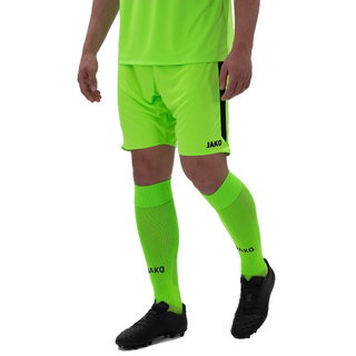 JAKO Spodenki sportowe Power (Poliester-Interlock, elastyczne, szybko schnące) krótkie neonowo zielone męskie