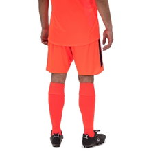 JAKO Sporthose Power (Polyester-Interlock, elastisch, schnelltrocknend) kurz orange/marineblau Herren