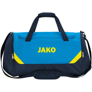 JAKO Sports Bag Iconic (Size M - 43 Litres) blue/navy yellow