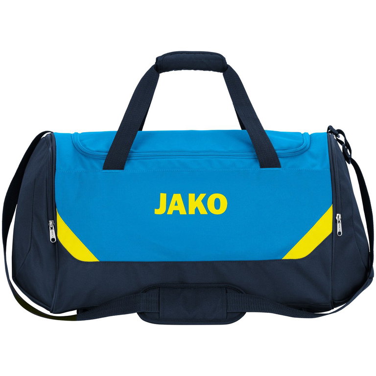 JAKO Sports Bag Iconic (Size L - 62 Litres) blue/navy blue/yellow