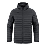 JAKO Steppjacke mit Kapuze (wärmeisolierende Wattierung) schwarz Herren
