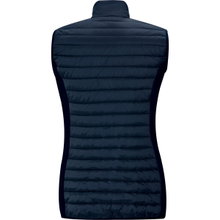 JAKO Quilted Vest Premium (elastic material, side pockets with zipper) navy blue Women