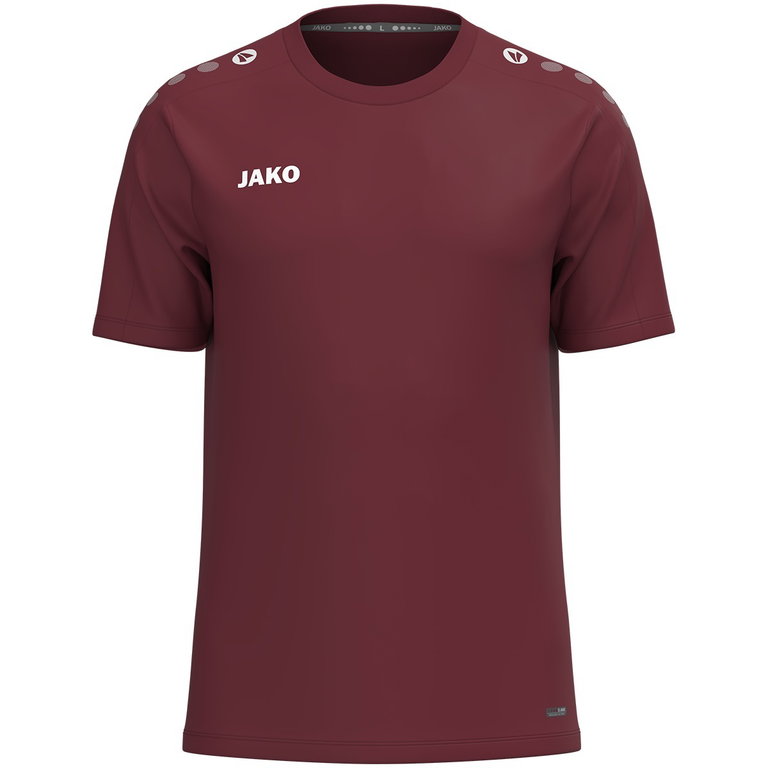 JAKO Sport-Tshirt One Cotton (Mischgewebe) bordeauxrot Herren