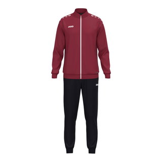 JAKO Trainingsanzug (Polyesteranzug) One - 100% rec. Polyester - bordeauxrot/schwarz Herren
