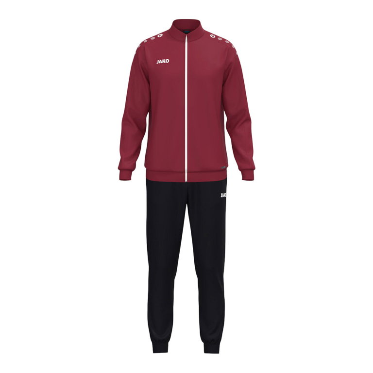 JAKO dres treningowy (dres poliestrowy) One - 100% rec. poliester - bordowy/czarny męski