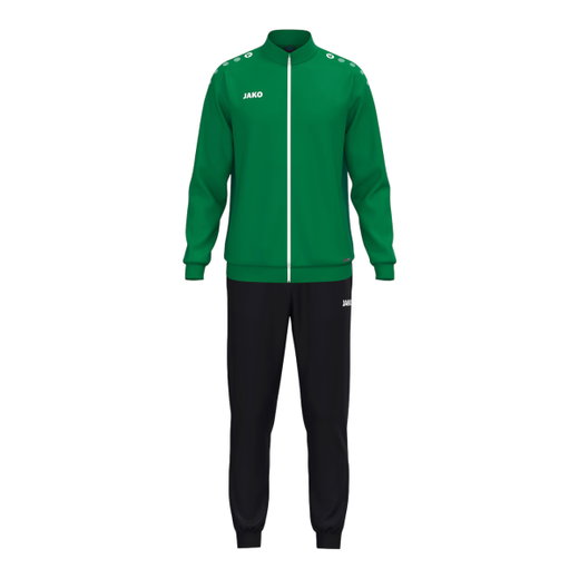 JAKO Trainingsanzug (Polyesteranzug) One - 100% rec. Polyester - grün/schwarz Jungen