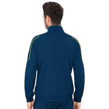 JAKO Polyester Classico Training Suit (Jacket and Trousers, 100% Polyester) Dark Blue/Yellow Men