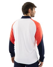 JAKO Training Suit Polyester Dynamic (Jacket and Trousers, sporty cut) white/coral red/navy blue Men's