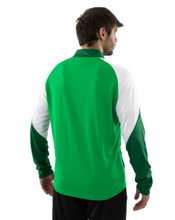 JAKO Training Suit Polyester Dynamic (Jacket and Trousers, sporty cut) green/white/dark green Men's