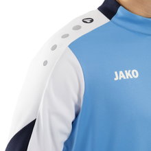 JAKO Training Suit Polyester Dynamic (Jacket and Trousers, sporty cut) sky blue/white/navy blue Children