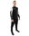 JAKO Trainingsanzug Polyester Dynamic (Jacke und Hose, sportiver Schnitt) schwarz/weiss/anthrazitgrau Herren
