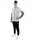 JAKO Trainingsanzug Polyester Dynamic (Jacke und Hose, sportiver Schnitt) hellgrau/weiss/grau Herren