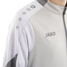 JAKO Training Suit Polyester Dynamic (Jacket and Trousers, sporty cut) light grey/white/grey Children