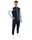JAKO Trainingsanzug Polyester Dynamic (Jacke und Hose, sportiver Schnitt) marineblau/weiss/mintgrün Herren