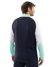 JAKO Training Suit Polyester Dynamic (Jacket and Trousers, sporty cut) navy blue/white/mint green men's