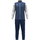 JAKO Polyester Dynamic Tracksuit (Jacket and Trousers, sporty cut) midnight blue/white/light grey Children